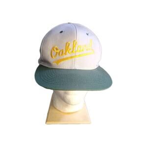 Vintage 90s Oakland Athletics A's Snapback Promo Hat Cap MLB